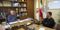دیدار 30 دقیقه ای رئیس فدراسیون با مجتبی دین محمدی